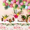 Hawaiian Luna Birthday Party Decorations-Hawaiian Tropical Balloon Arch Kit, Tropical Birthday Banner, Flamingo Tablecloth for Hawaiian Theme Aloha Luau Party, Summer Beach Pool Party Decorations